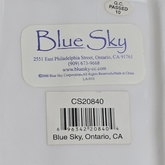 Heather Goldminc Blue Sky Clayworks Wall-Plaque Candle House "14×20" Signed 2000 - Picture 4 of 5